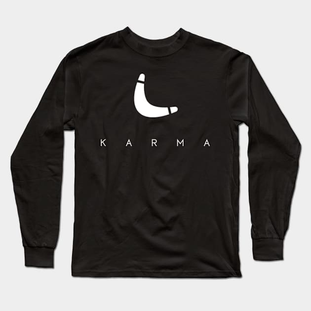 Karma Long Sleeve T-Shirt by BenX